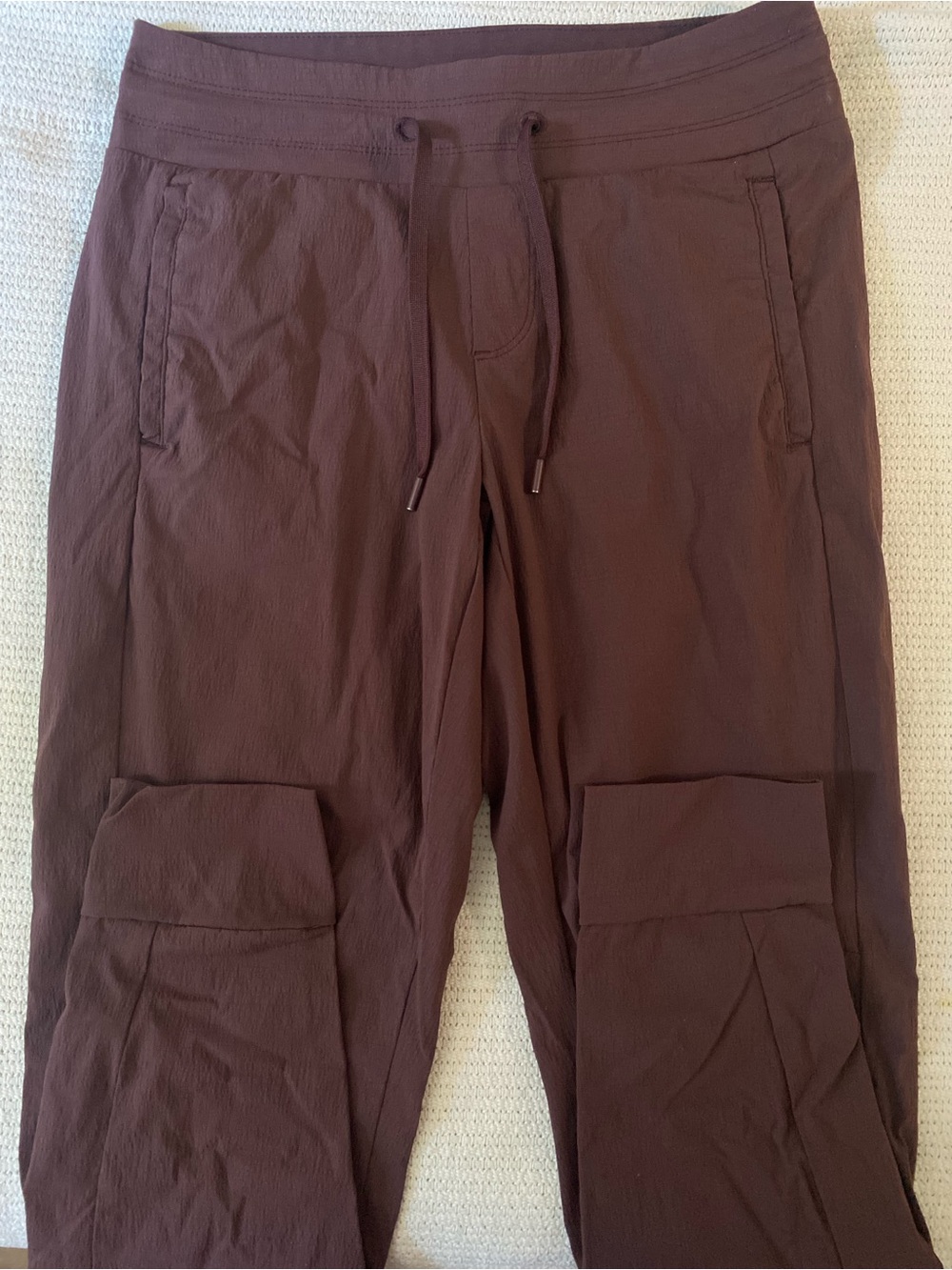 Women's Drawstring Hiking Pants - Deep Raspberry
